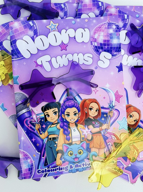 Noora turns 5 K-Pop books