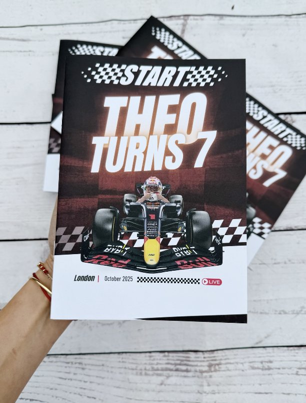 Theo turns 7 racing book