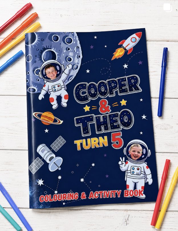 Cooper & Theo space book